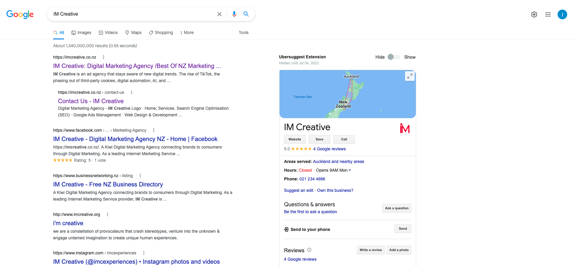 Google Search - IM Creative